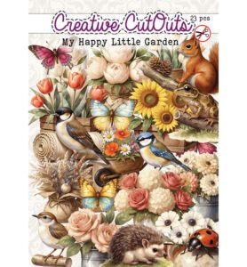 Stansplaatjes – My Happy Little Garden – 23 stuks