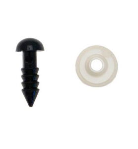 Safety eyes black, ø10mm / 10pcs