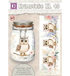 Krimpfolie Fles/pot, tot 9.5cm, nr. 40