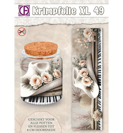 Krimpfolie Fles/pot, tot 8cm, nr. 49