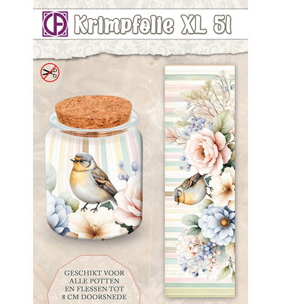 Krimpfolie Fles/pot, tot 8cm, nr. 51