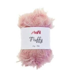 Fluffy yarn, 25 gr / 70mtr, Pink