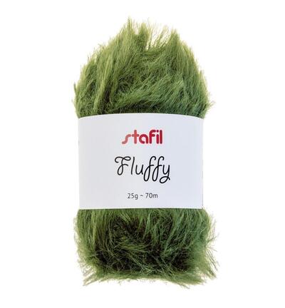 Fluffy yarn, 25 gr / 70mtr, Green