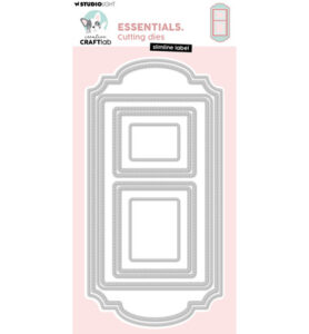 CCL Cutting Die Slimline label Essentials nr.1118