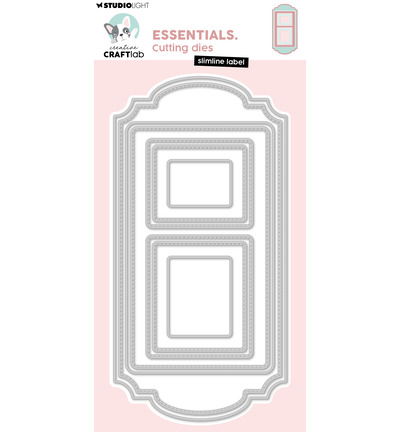 CCL Cutting Die Slimline label Essentials nr.1118