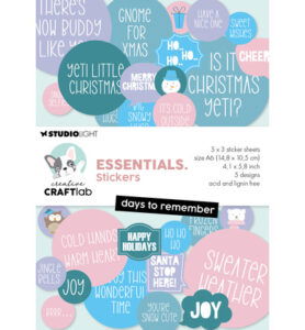 CCL Sticker Pad Days to remember Essentials nr.83 – 15 Sheets