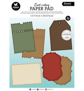 SL Card making pad Cottage Christmas Essentials nr.38 – 20 Sheets