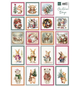 Knipvel A4, Christmas Stamps