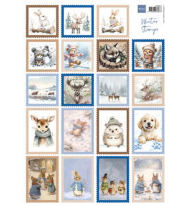 Knipvel A4, Winter Stamps
