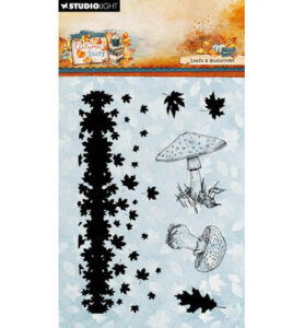 SL Clear stamps Leaves and Mushrooms Autumn Story nr.971