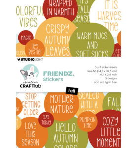 CCL Sticker Pad Fall Friendz nr.86 – 18 Sheets