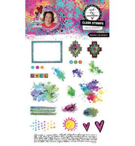 ABM Clear Stamp Splatters & Patterns Art by Marlene nr. 965