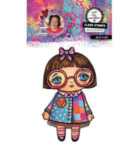 ABM Clear Stamp Just a Girl Art by Marlene nr. 968