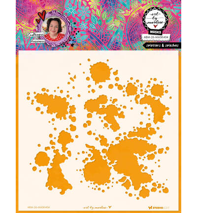 ABM Mask Splatters & Splashes Art by Marlene nr. 404