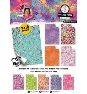 ABM Collage Paper Pad Confetti Dreamz Art by Marlene nr. 494 – 20 Sheets