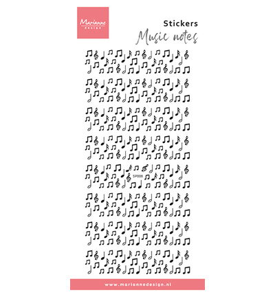 Marianne Design Stickers, Music Notes