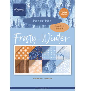 Marianne Design Papierblok, Frosty Winter A4