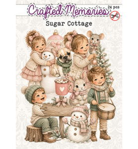 Stansplaatjes – Sugar Cottage – 24 stuks