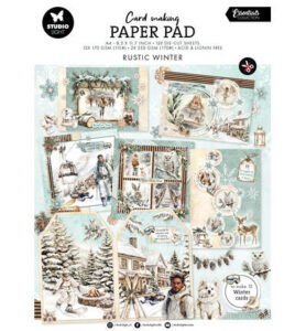 SL Card making pad Rustic Winter Essentials nr.45 – 14 Sheets