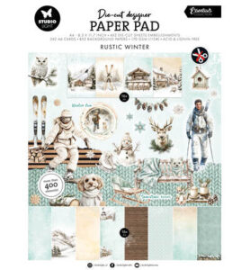 SL Die-cut Paper Pad Rustic Winter Essentials nr.509 – 28 Sheets