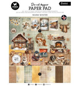 SL Die-cut Paper Pad Warm Winter Essentials nr.510 – 28 Sheets