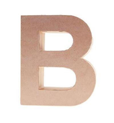 Cardboard Letters/numbers 17,5cm, B