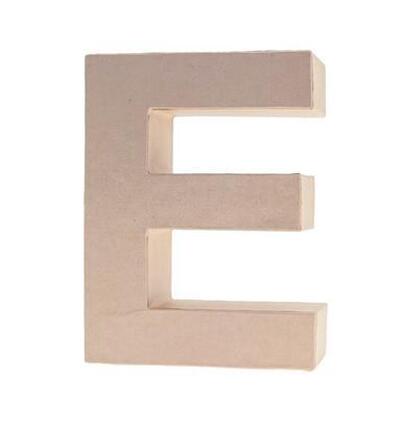 Cardboard Letters/numbers 17,5cm, E