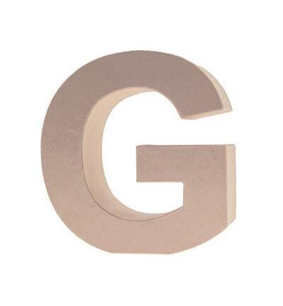 Cardboard Letters/numbers 17,5cm, G