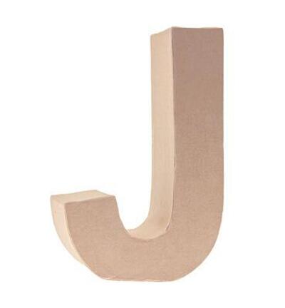Cardboard Letters/numbers 17,5cm, J
