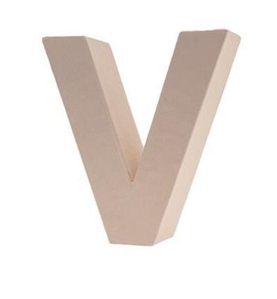 Cardboard Letters/numbers 17,5cm, V