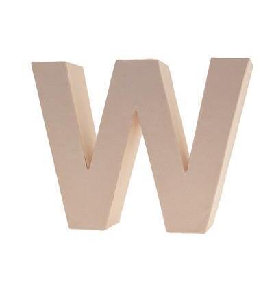 Cardboard Letters/numbers 17,5cm, W