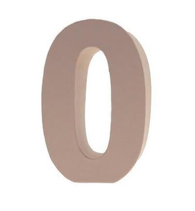 Cardboard Letters/numbers 17,5cm, 0