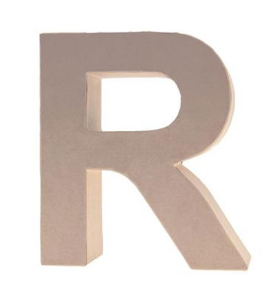 Cardboard Letters/numbers 10cm, R