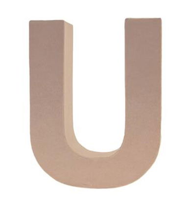 Cardboard Letters/numbers 10cm, U