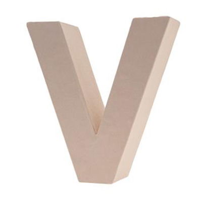 Cardboard Letters/numbers 10cm, V