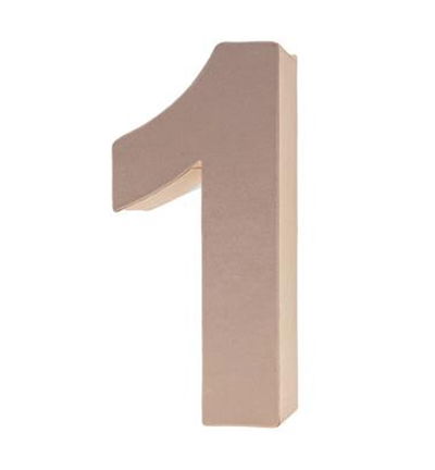Cardboard Letters/numbers 10cm, 1