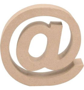 Cardboard Letters/numbers 10cm, @