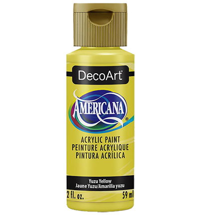 DecoArt Americana Acrylics, Yuzu Yellow
