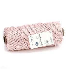 Cotton Irise cord 50mtr x 3mm, Marble rose