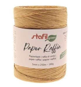 Paper rafia 5mm x 250mtr, Ecru