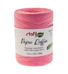 Paper rafia 5mm x 250mtr, Rose