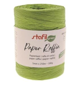 Paper rafia 5mm x 250mtr, Light green