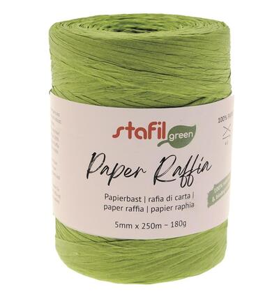 Paper rafia 5mm x 250mtr, Light green