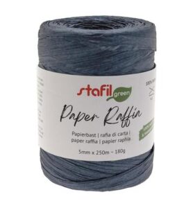 Paper rafia 5mm x 250mtr, Blue