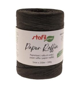Paper rafia 5mm x 250mtr, Black