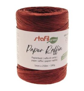 Paper rafia 5mm x 250mtr, Burgundy