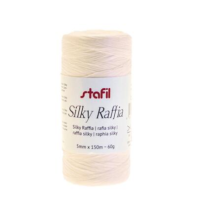 Silky raffia 5mm x 150mtr / ± 60gr, Ivory