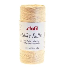 Silky raffia 5mm x 150mtr / ± 60gr, Natural
