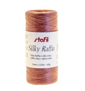 Silky raffia 5mm x 150mtr / ± 60gr, Brown