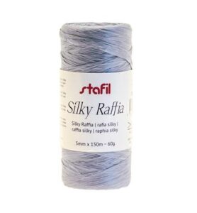 Silky raffia 5mm x 150mtr / ± 60gr, Denim blue
